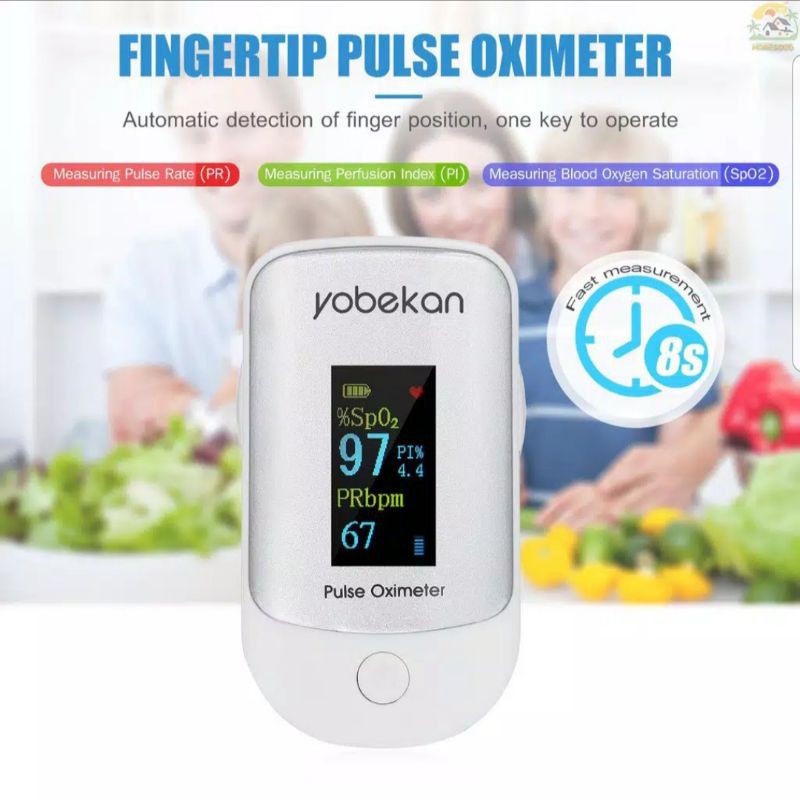 Yobekan Fingertip Pulse Oximeter Pulse
Oximeter Finger Pulse Blood Oxygen SpO2

