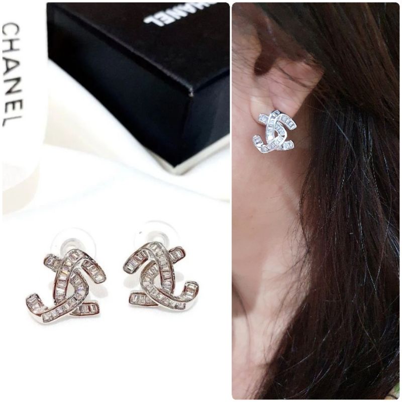 Anting Silver925 Pera mata kilau Anti Karat Anti Alergi Branded import Ars3