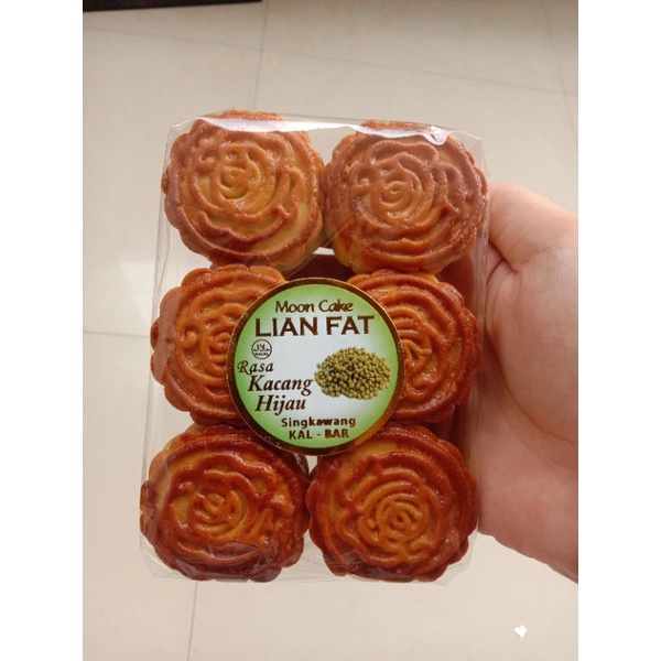 

MOON CAKE LIAN FAT Mini Isi Kacang Hijau