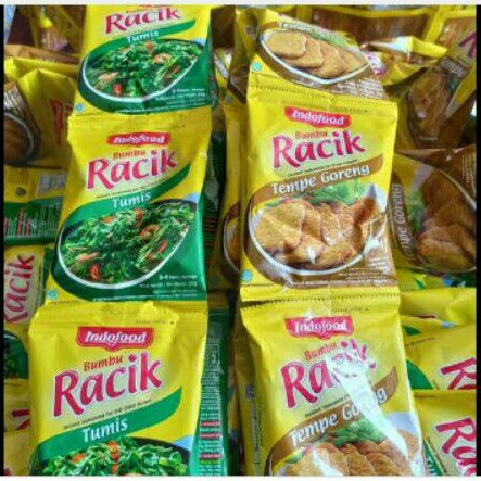 

Bumbu racik indofood sayur asem,sayur sop,lodeh,ayam goreng,ikan goreng,tempe goreng,nasi goreng