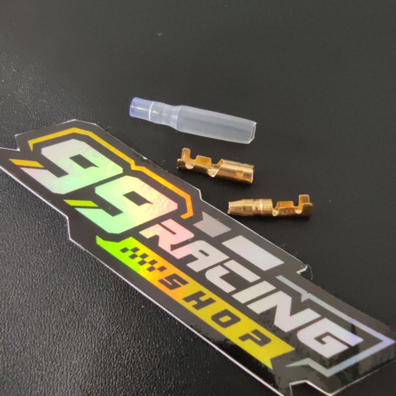 Skun Kabel Motor Bulat Cowok Cewek + Karet Kondom 1 SET Soket Kabel Motor Sekun Kabel