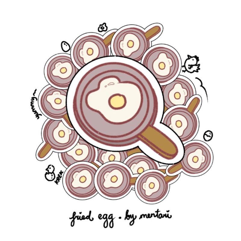 

Sticker Jurnal Aesthetic Fried Egg 1 pcs (20 min)