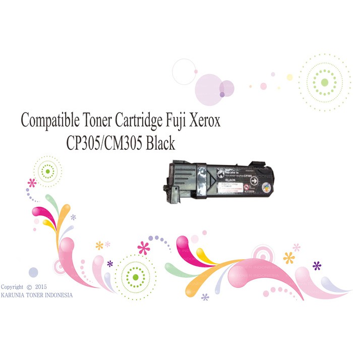 Compatible Toner Cartridge Fuji Xerox CP305/CM305 Cyan Magenta Yellow Black