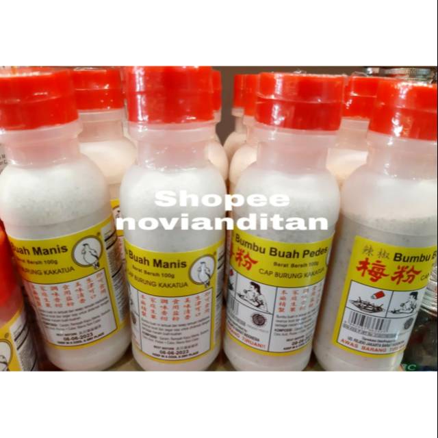 BUMBU BUAH CAP BURUNG KAKATUA ASLI