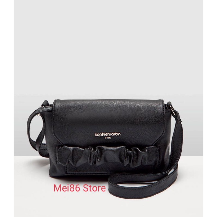 Sophie Paris Frise Sling Black Tas Selempang Wanita