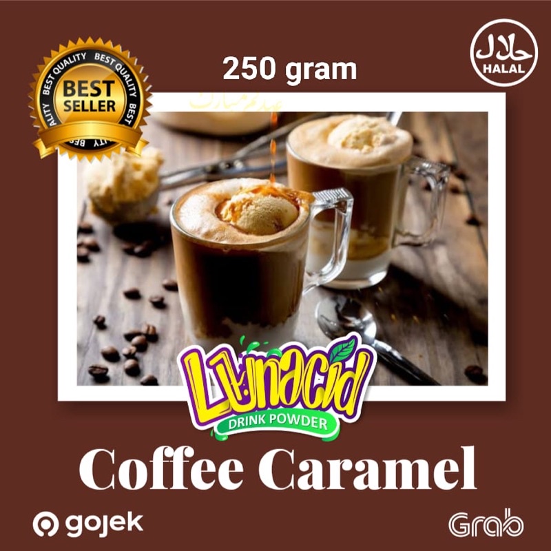 

Bubuk Minuman Rasa Coffee Caramel 250 Gr / Coffee Caramel Powder / Bubuk Coffee Caramel / Serbuk Coffee Caramel 250 Gr