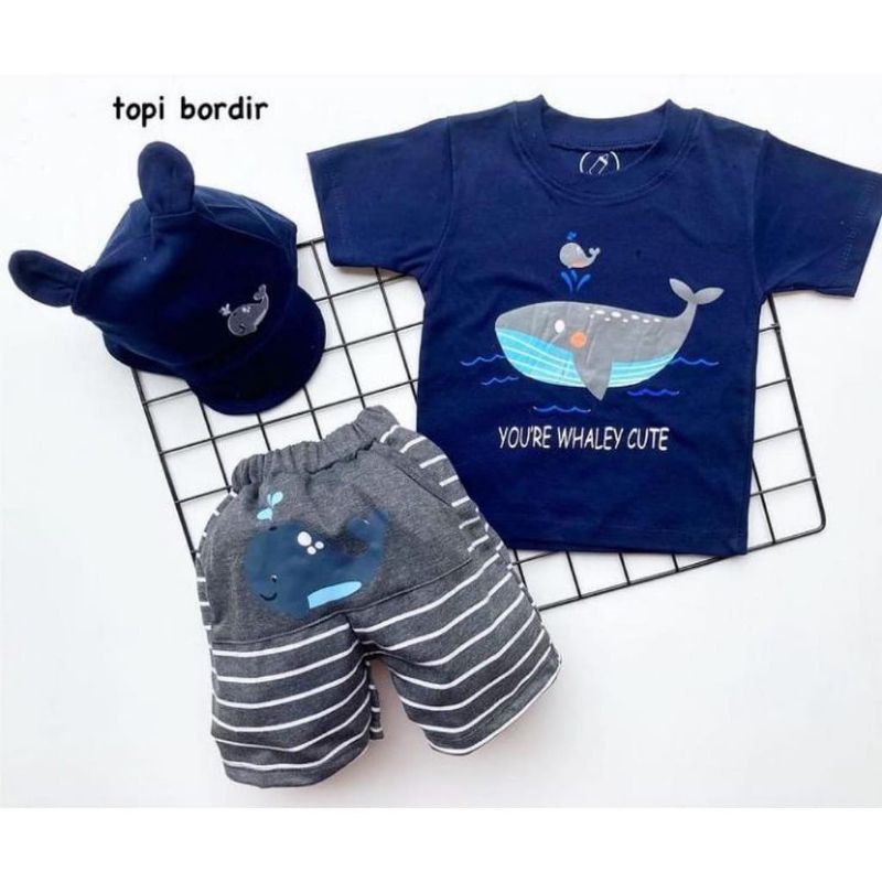 SETELAN TOPI WHALEY CUTE SUIT