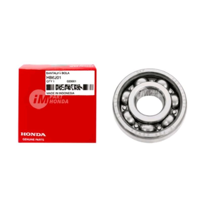 Bearing 6201 RS bantalan bola 6201 RS Laher Lahar Ball ring Original AHM