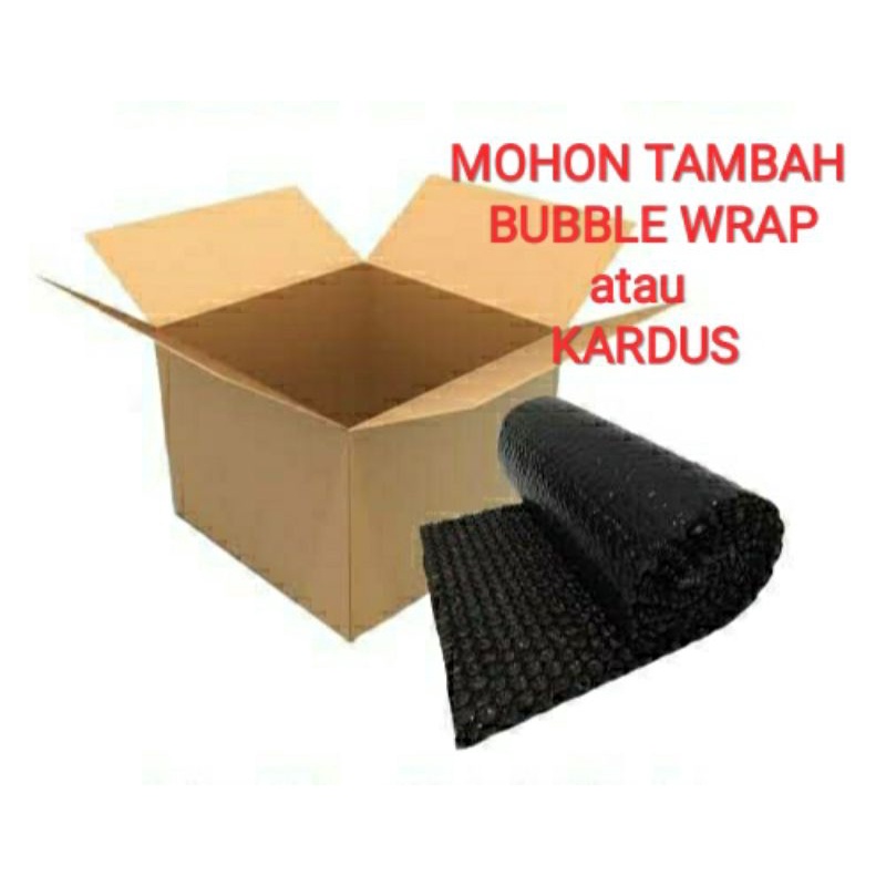 

Packing Extra / Bubble / Kardus / Packing Aman
