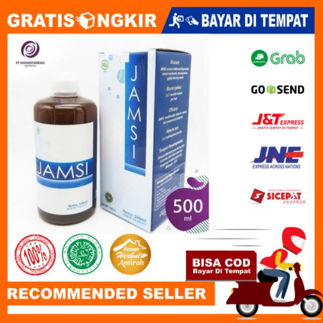 JAMSI 500ml jamu diabetes kencing manis ASLI - ORIGINAL Mahkotadewa