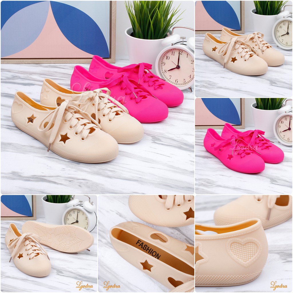 Yodra / lyodra Clare Flat Jelly Shoes Import LDR903 Real Pict
