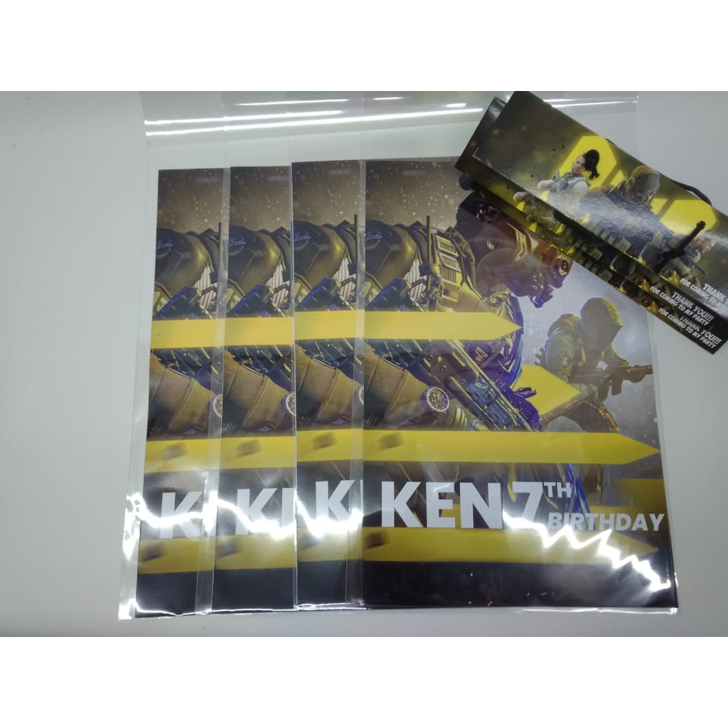 

Plastik Snack Karakter PUBG / Bungkus Snack Karakter PUBG