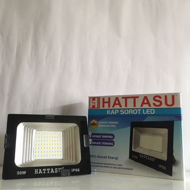 LAMPU KAP SOROT LED HATTASU 50 WATT