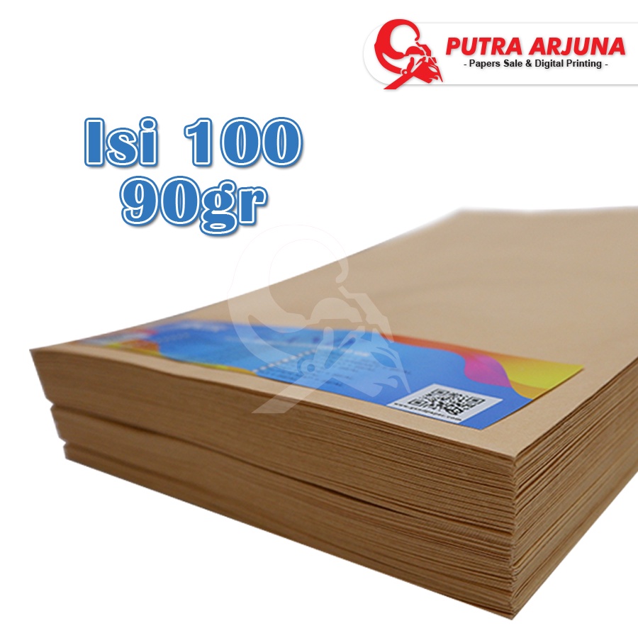 

GAND AMPLOP COKLAT, FOLIO / F4, 90gsm - per pack 100 pcs