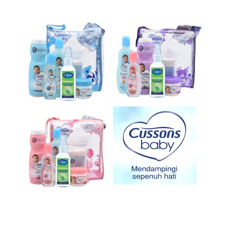 Mitu Cussons Baby Travel Pack Gift Set 4in1 Kantong Ziplock