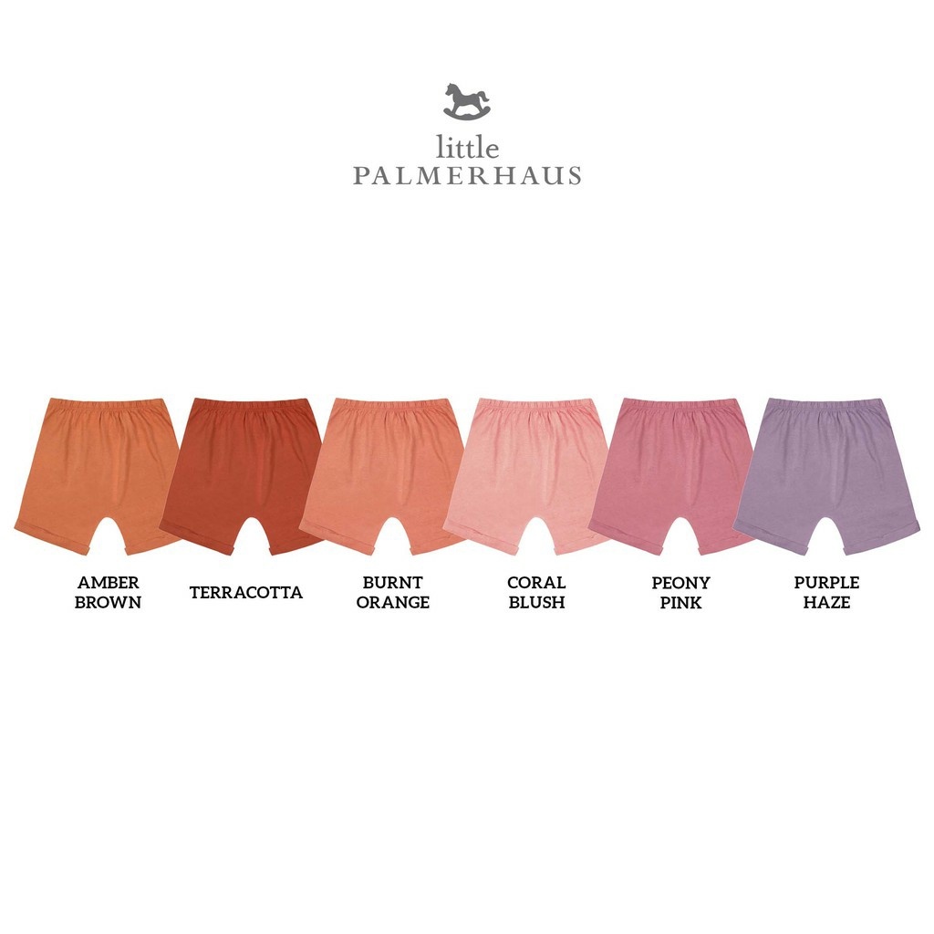 Little Palmerhaus - Basic Cotton Shorts (Celana Pendek Bayi &amp; Anak) 1-3Tahun