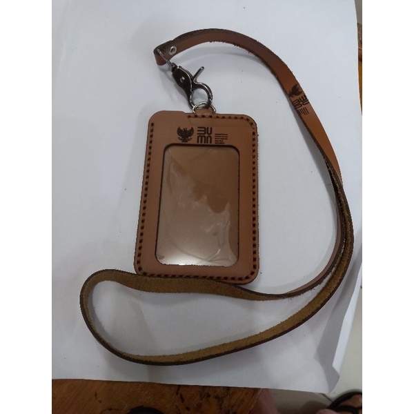 

Nametag Holder BUMN Asli Kulit