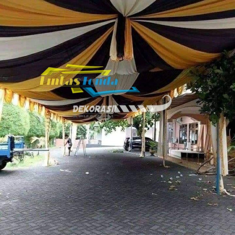 PLAFON BALON DEKORASI PLAFON TENDA UKURAN 4x6