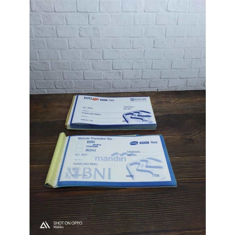 Kwitansi Slip Setoran BriLink