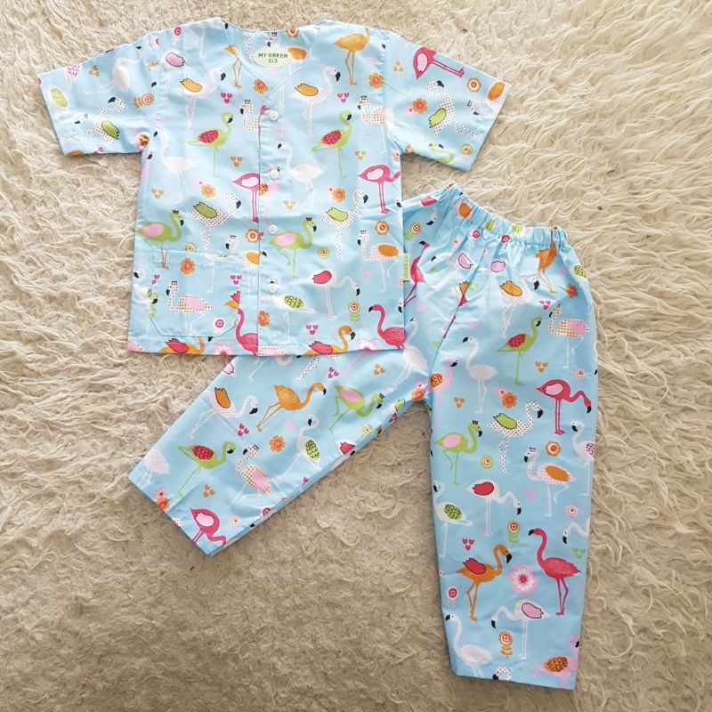 Baju Anak Piyama katun set