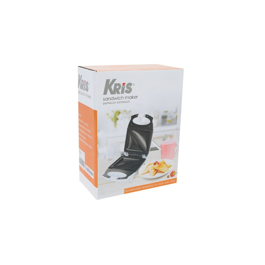 SANDWICH MAKER 1 SLICE / PEMBUAT SANDWICH / KRIS TOASTER SANDWICH WHITE