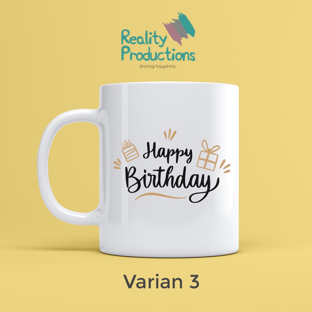 Mug Happy Birthday untuk Kado atau Hadiah Ulang Tahun