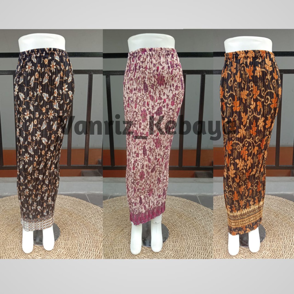 ROK PLISKET BATIK/ROK PLISKET KEBAYA/ROK PLISKET/ROK KEBAYA/BAWAHAN KEBAYA/ROK BATIK PLISKET PREMIUM