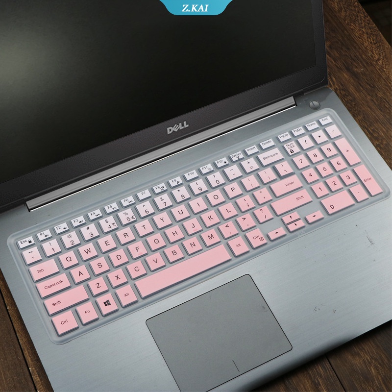 1pc Skin Silikon Pelindung Keyboard Komputer Dell G5 Inspiron 15 G3 G7 7000 5000 15.6 &quot;Transparan Anti Air (ZK)