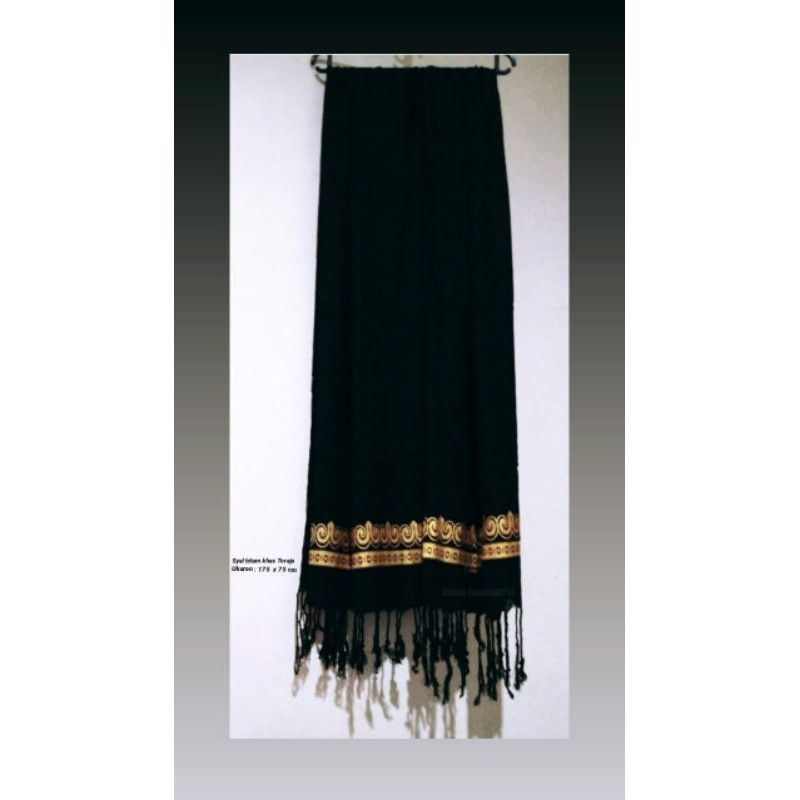 Selendang hitam /selendang hitam wanita /syal wanita /syal rajut-2