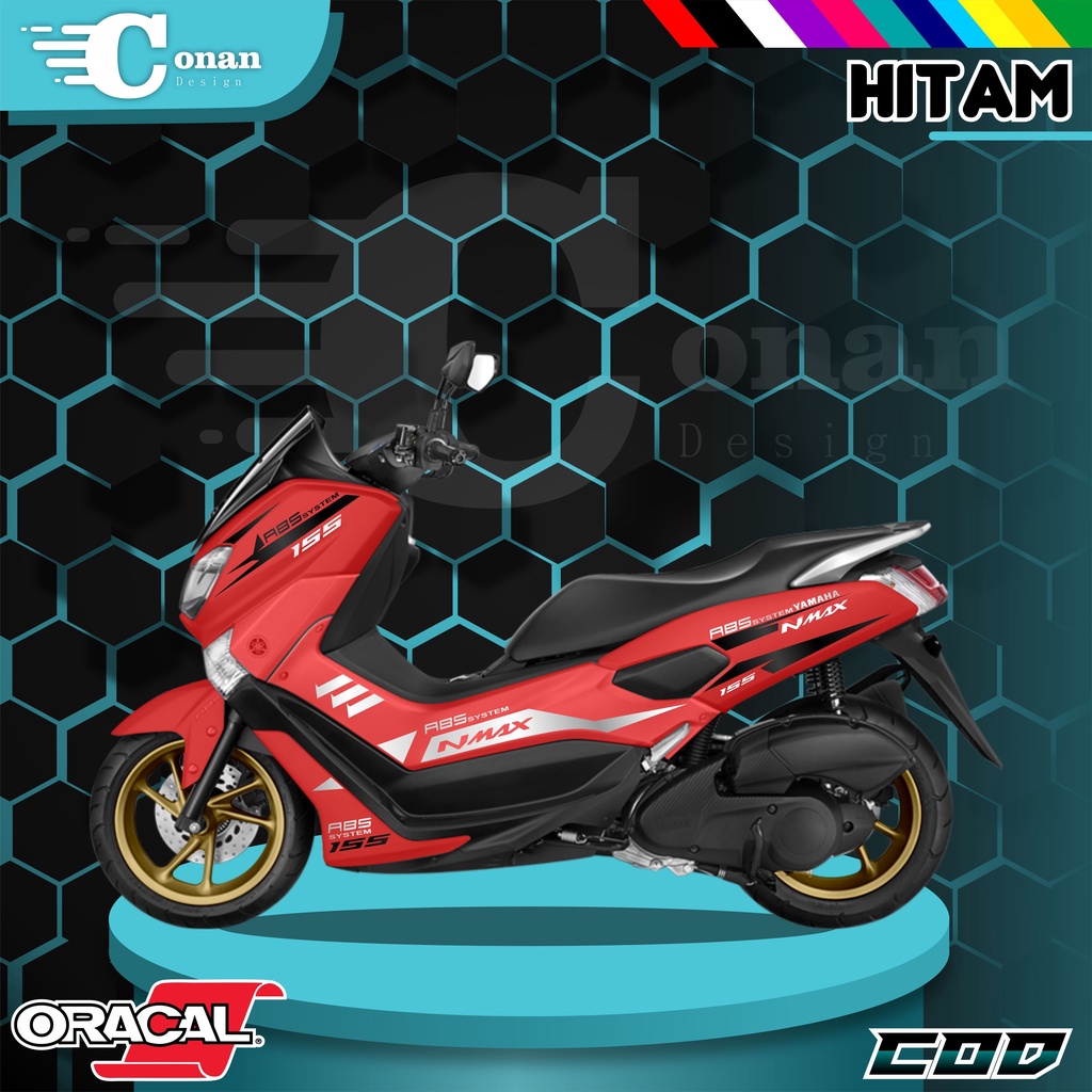 Aksesoris Motor Nmax Cutting Sticker Nmax Stiker Motor Nmax Striping Nmax 2019 All Nmax - NMxB05
