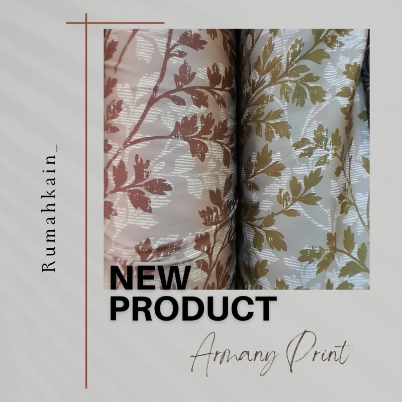 NEW PRODUCT!! Satin Armani Print/Armani Print/Satin Armani