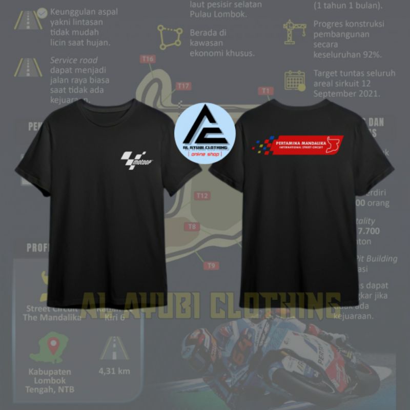 Kaos MotoGP Pertamina Mandalika | T-Shirt MotoGP Pertamina Mandalika