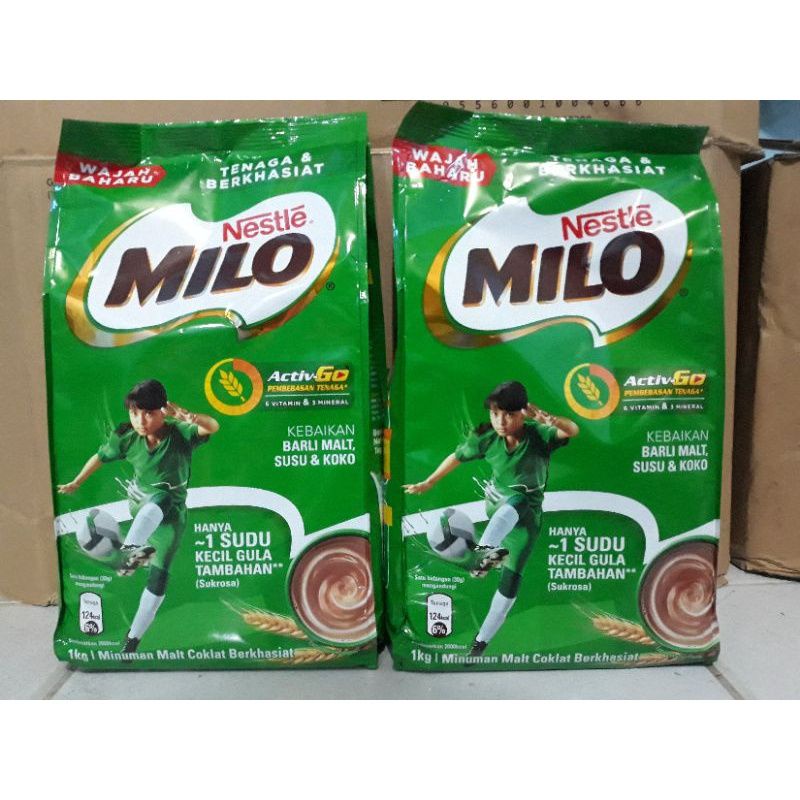 

Susu Milo Malaysia 1 Kg Active Go || Milo Malaysia 1 Kg Nestle Halal