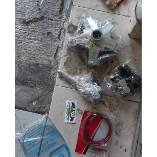 CAKRAM VESPA SET FORK KAKI 2 PX SERIES EXCEL