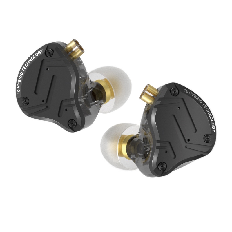 Kz ZS10 PRO X Earbuds 10 Drivers Earphone in ear Bahan Besi