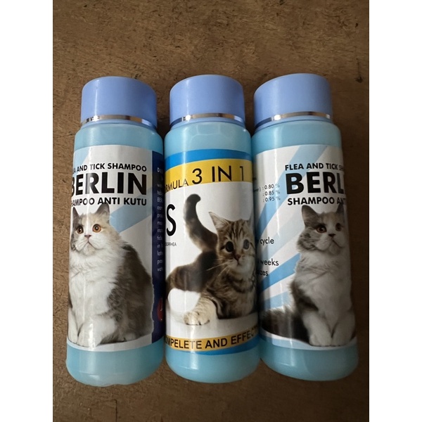 BERLIN shampoo utk kucing dan anjing