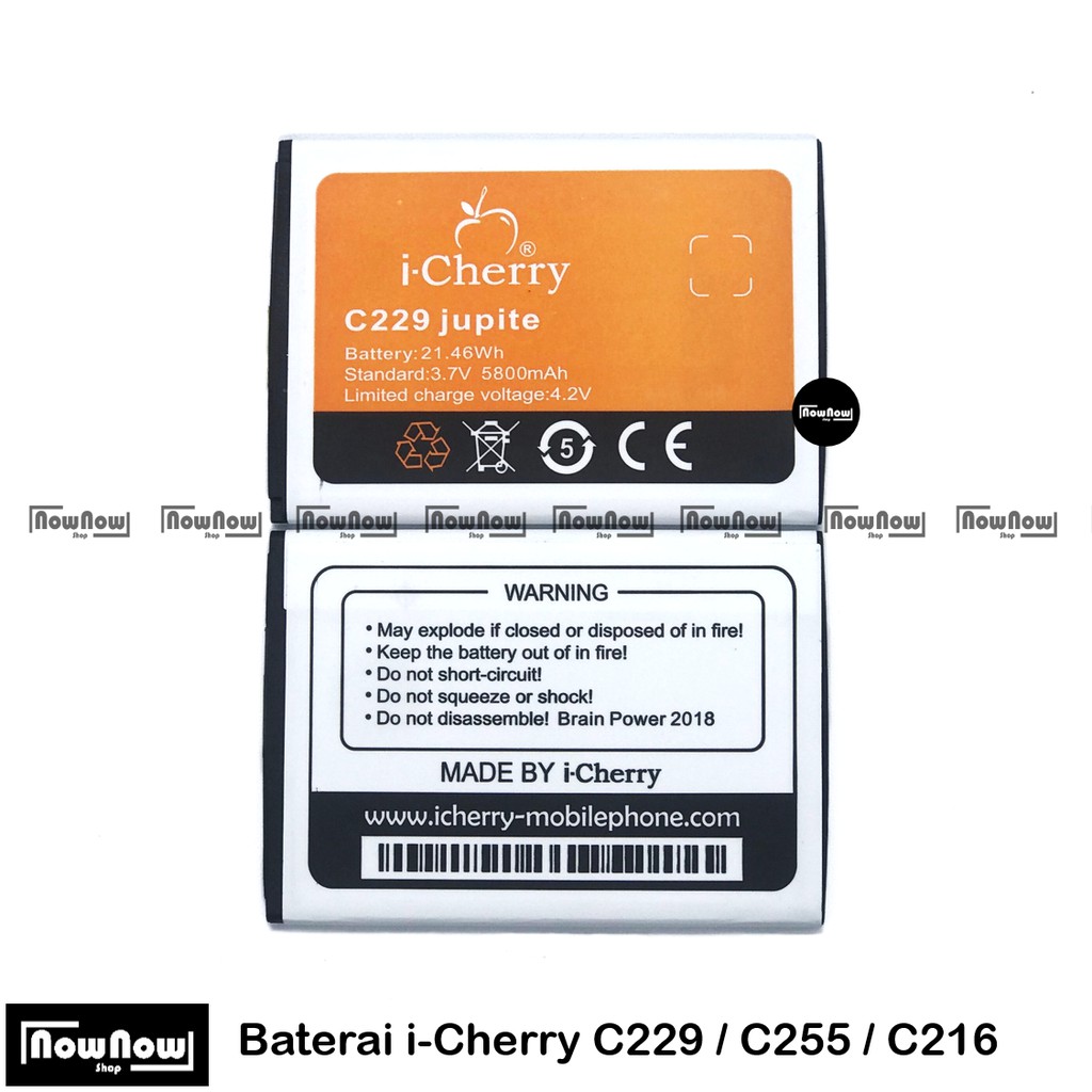 Baterai i-Cherry C229 Jupiter C255 Galaxy C216 Pro Double Power Batre Batrai Battery HP iCherry