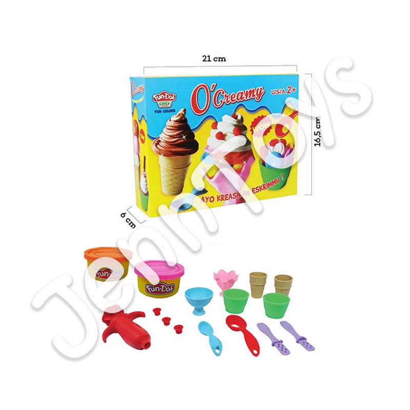 JennToys - Mainan Anak Perempuan Mainan Anak Laki Laki Sensori Mainan Dough - FUN DOH SET