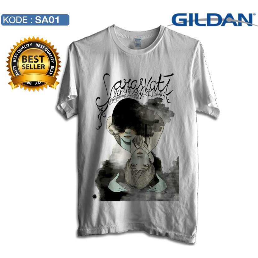 Kaos sarasvati original gildan softstyle sa01
