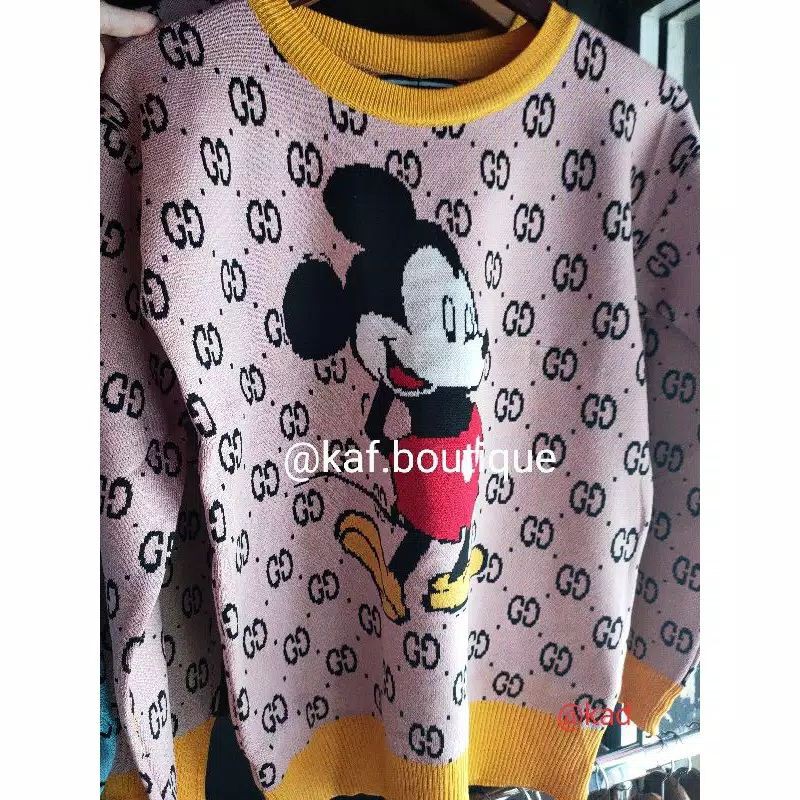 ATASAN SWEATER RAJUT KNIT IMPORT PREMIUM MICKEY DISNEY