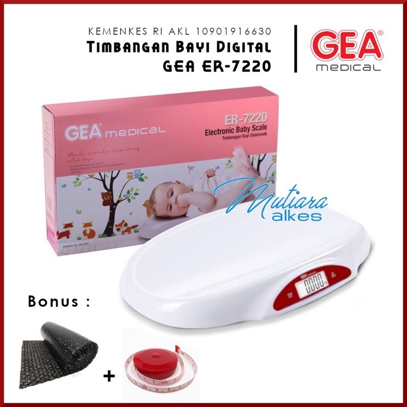 Timbangan Bayi Digital GEA ER 7220 / Electronic Baby Scale ( FREE BUBLE WRAP )