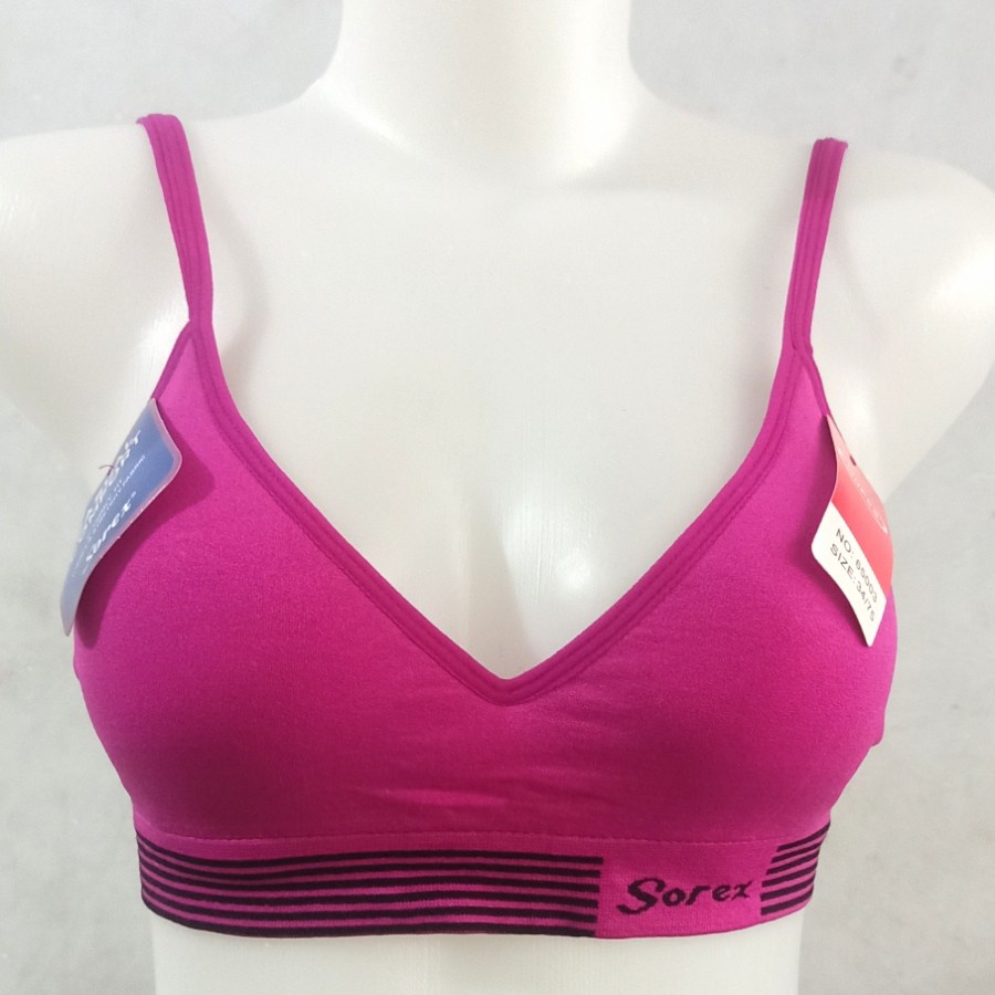 1 Pcs Bra BH SOREX 65003 - Sport Bra Casual Comfort Tanpa Kawat