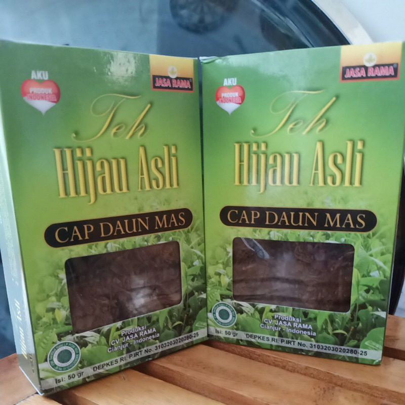 

[OBRAL] Teh Tubruk hijau cap daun mas 50gr