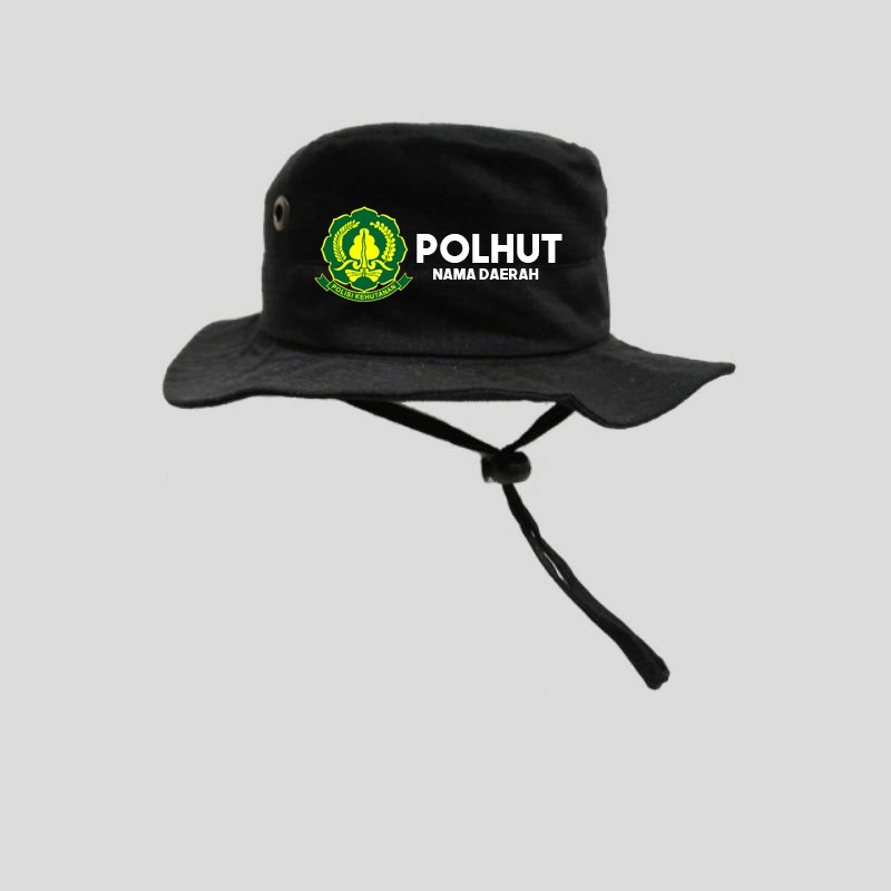 TOPI RIMBA POLHUT POLISI HUTAN GRATIS NAMA DAERAH