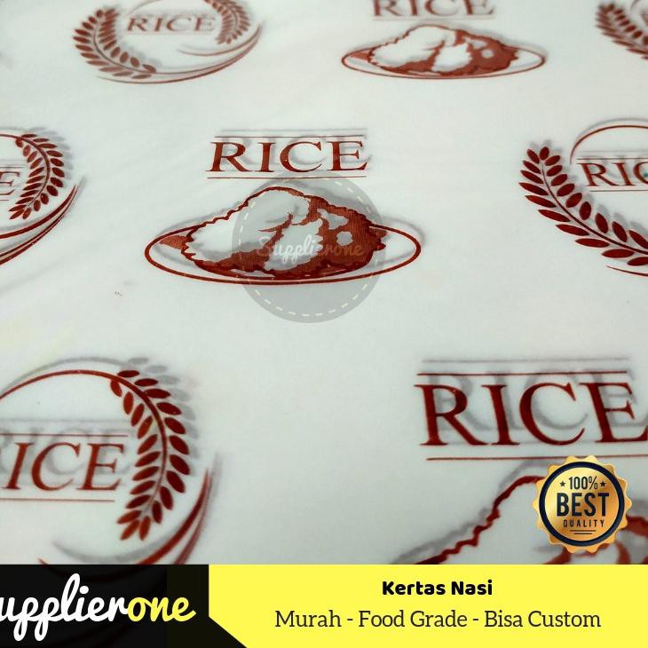 

bgs>!516 Kertas Nasi, Kertas Pembungkus Nasi, Kertas Nasi KFC, Wadah Nasi , Kertas Wrapping Nasi