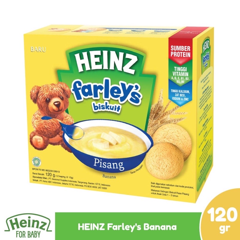 Heinz Farley's Biskuit Bayi 12m+