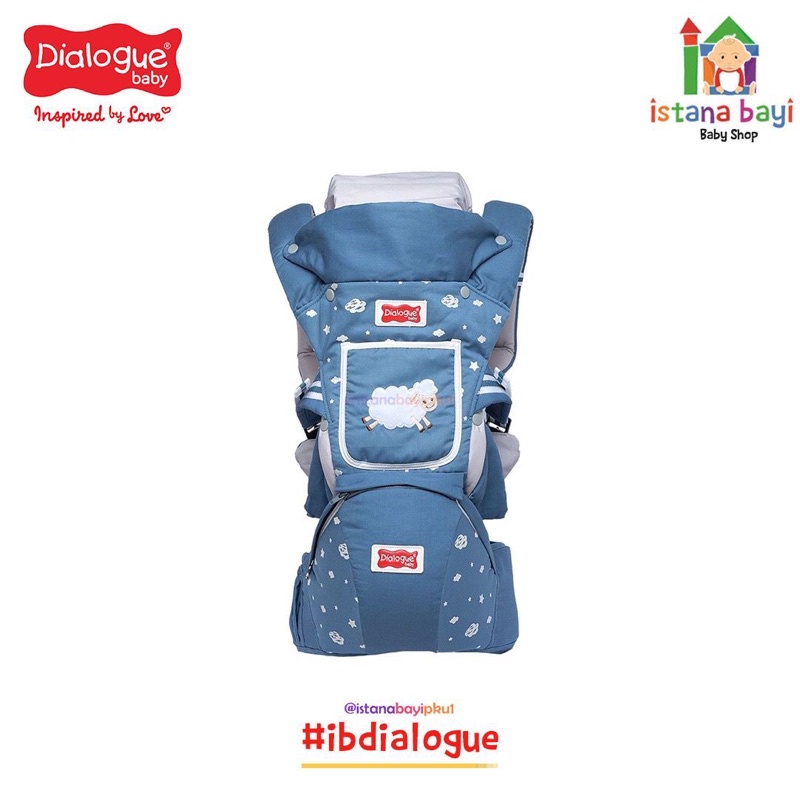 Dialogue Baby Hipseat And Carrier 10in1 Baby Sheep Series DGG4317