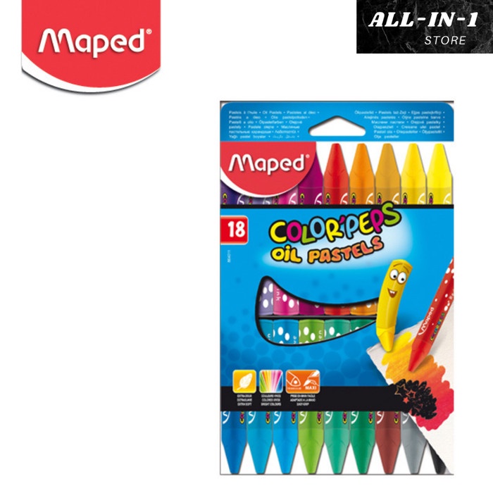 

Crayon Oil Pastel Maped - Cardboard