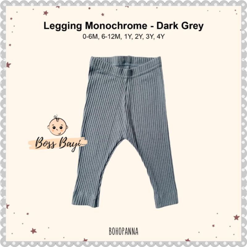 BOHOPANNA - Legging Bayi Anak / Celana Legging Buka Kaki