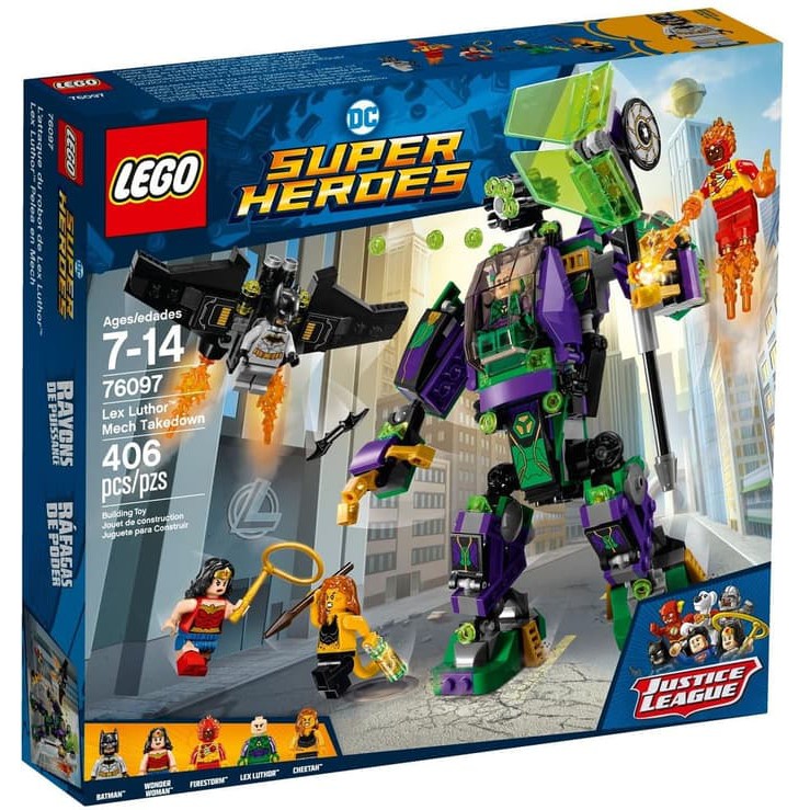 mkmn-757 Lego SuperHeroes 76097 Lex Luthor Mech Takedown